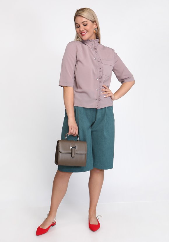 Бермуды с мягкими складками шир.  580, рис. 9