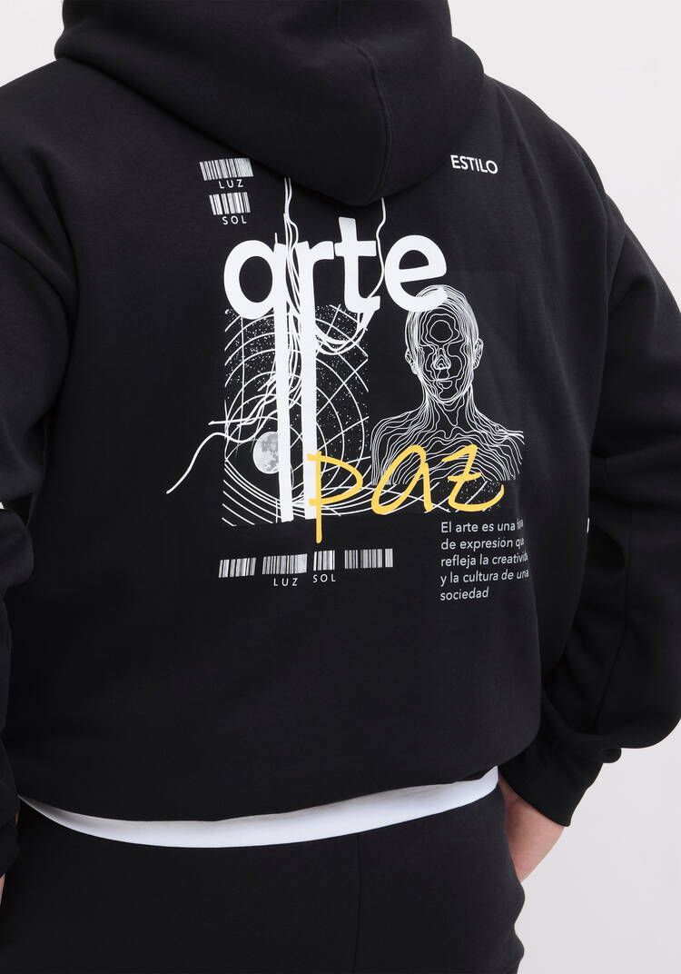 Худи с принтом на спине шир.  750, рис. 5