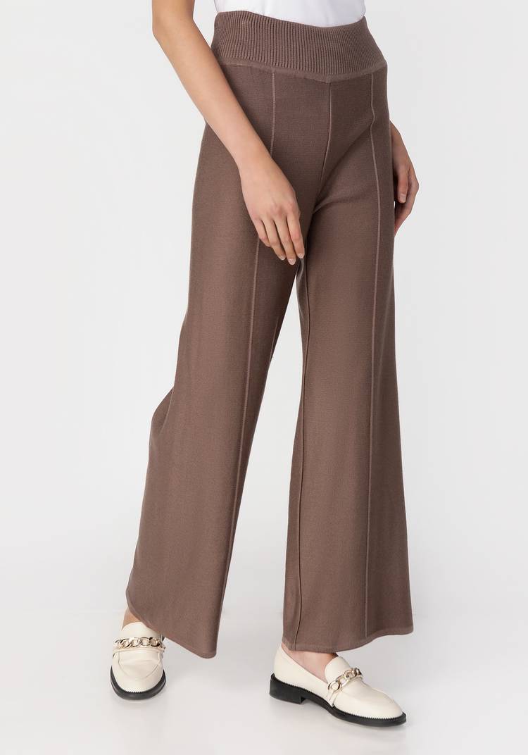 Брюки женские широкие однотонные шир.  750, рис. 9