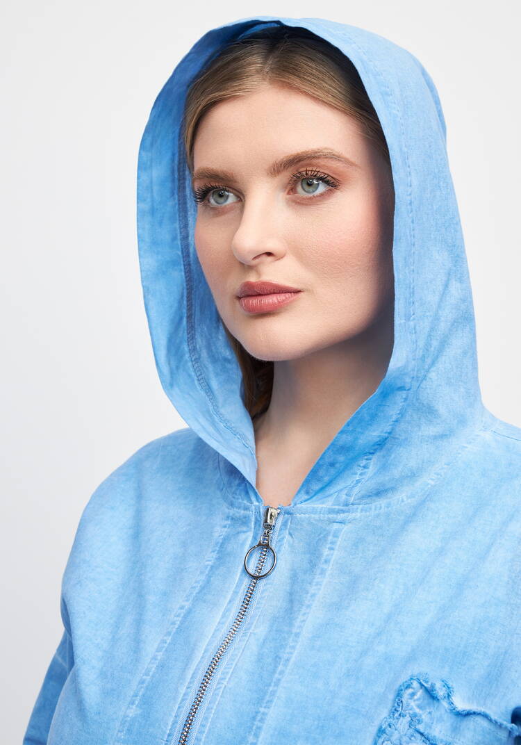 Пыльник на молнии с кaпюшоном шир.  750, рис. 5