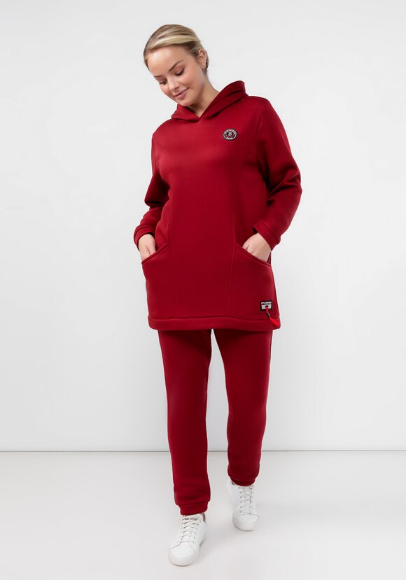 Толстовка удлиненная с капюшоном шир.  580, рис. 25