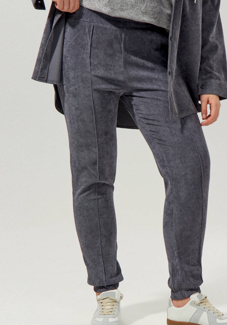 Брюки из вельвета со стрелкой шир.  750, рис. 9