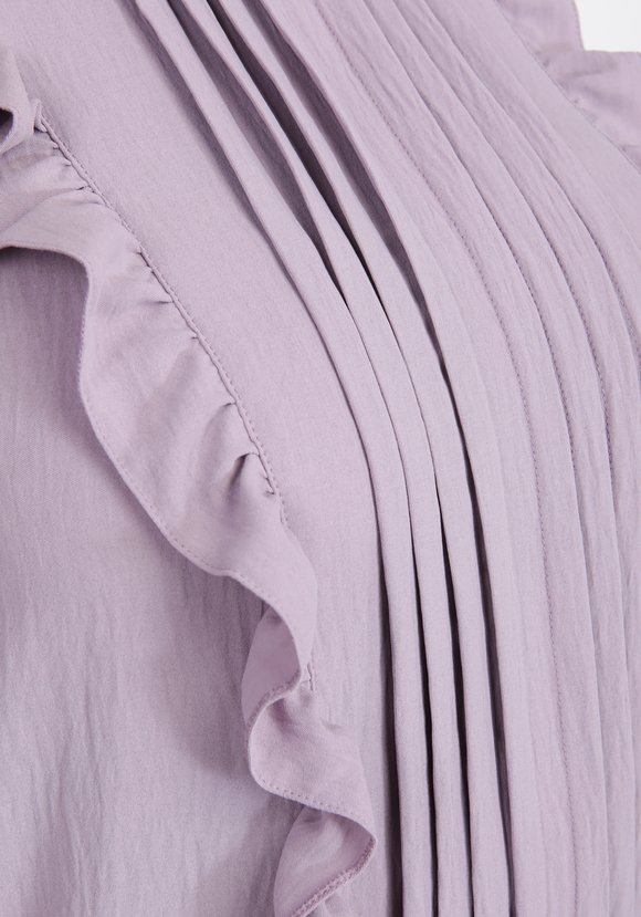 Блуза со складками и рюшей шир.  580, рис. 3