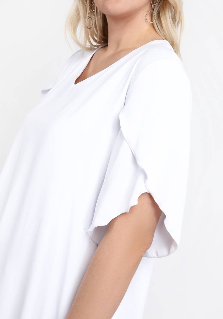 Блуза с необычным рукавом шир.  750, рис. 8