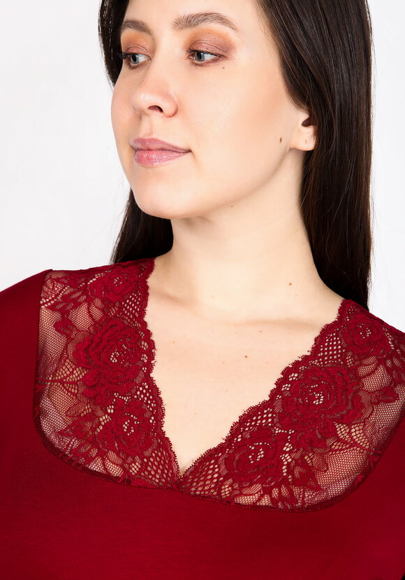 Майка с рукавом 3/4 Леди Кармен шир.  580, рис. 8