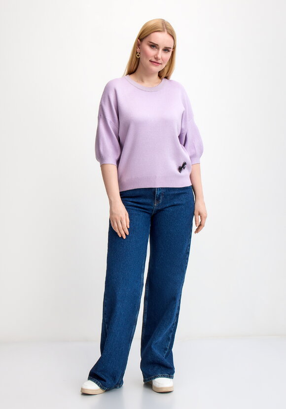 Джемпер с декором и рукавом 3/4 шир.  580, рис. 8