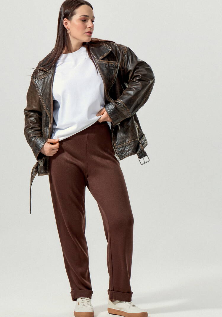 Брюки с манжетами и широкой резинкой шир.  750, рис. 13