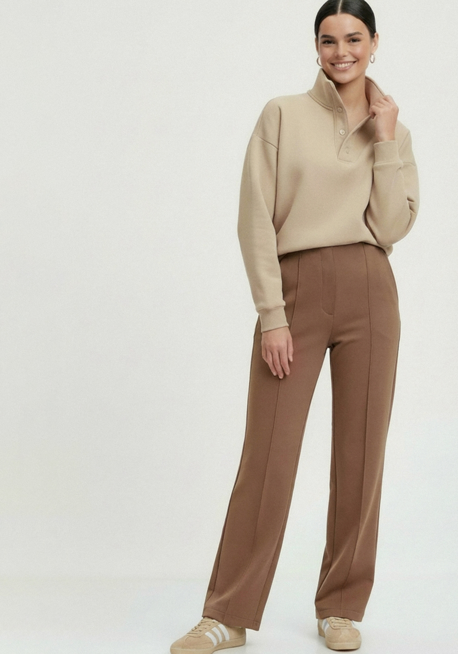 Брюки прямые cо стрелками