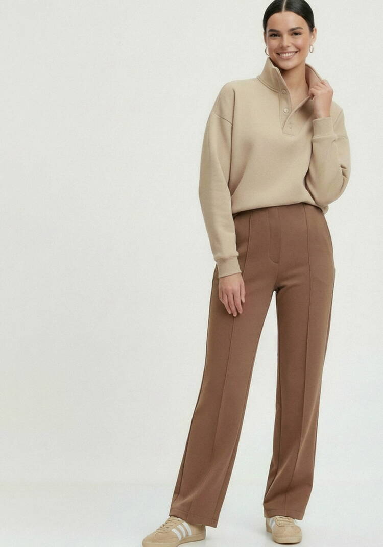 Брюки прямые cо стрелками шир.  750, рис. 9