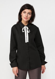 Блузка из хлопка с декором