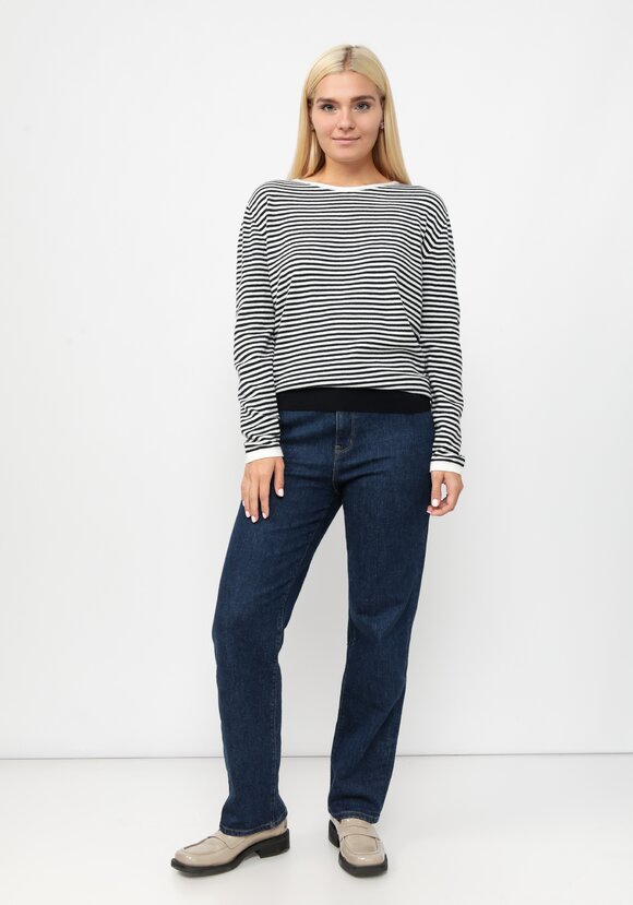 Джемпер вязаный в бретонскую полоску шир.  580, рис. 2