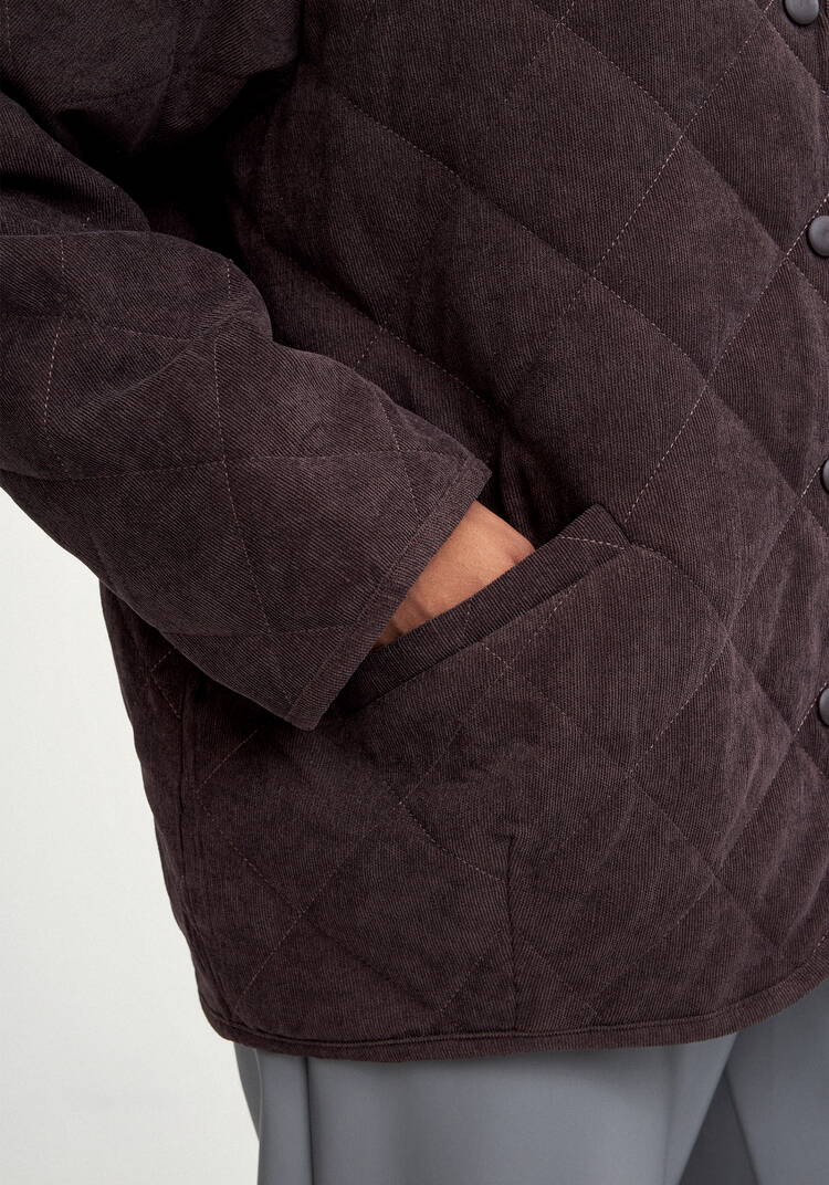 Жакет вельветовый с контрастным подкладом шир.  750, рис. 6