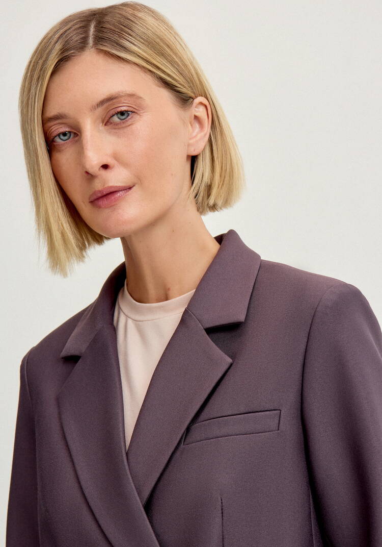 Пиджак на подкладке двубортный шир.  750, рис. 21