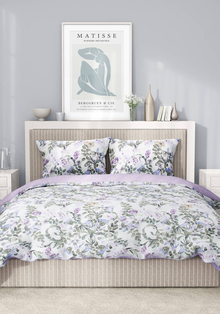 КПБ сатин Сиреневый рассвет шир.  750, рис. 2