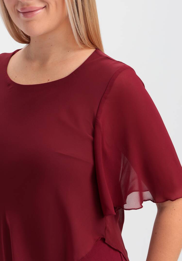 Платье асимметричное из шифона шир.  750, рис. 11