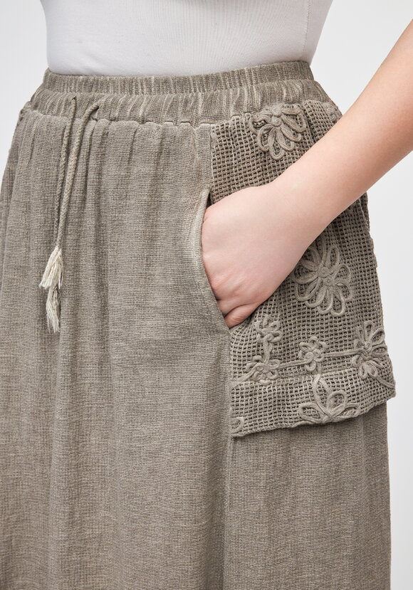 Юбка с фактурными карманами шир.  580, рис. 11