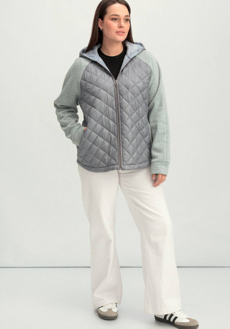 Толстовка с капюшоном и стежкой шир.  750, рис. 19