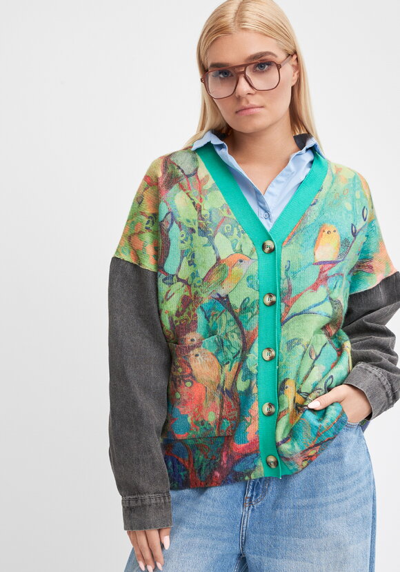 Кардиган Стильный образ шир.  580, рис. 1