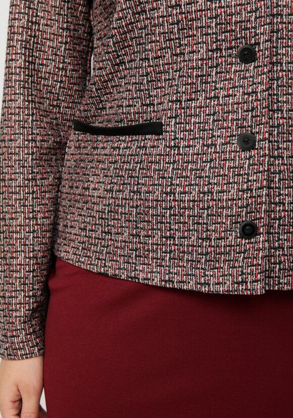 Пиджак укороченный прямого кроя на пуговицах шир.  580, рис. 5
