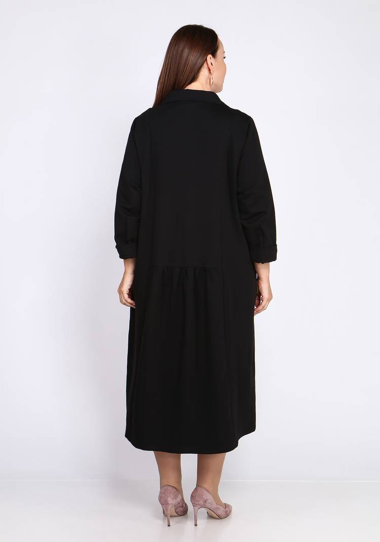 Платье-макси с английским воротником шир.  750, рис. 6