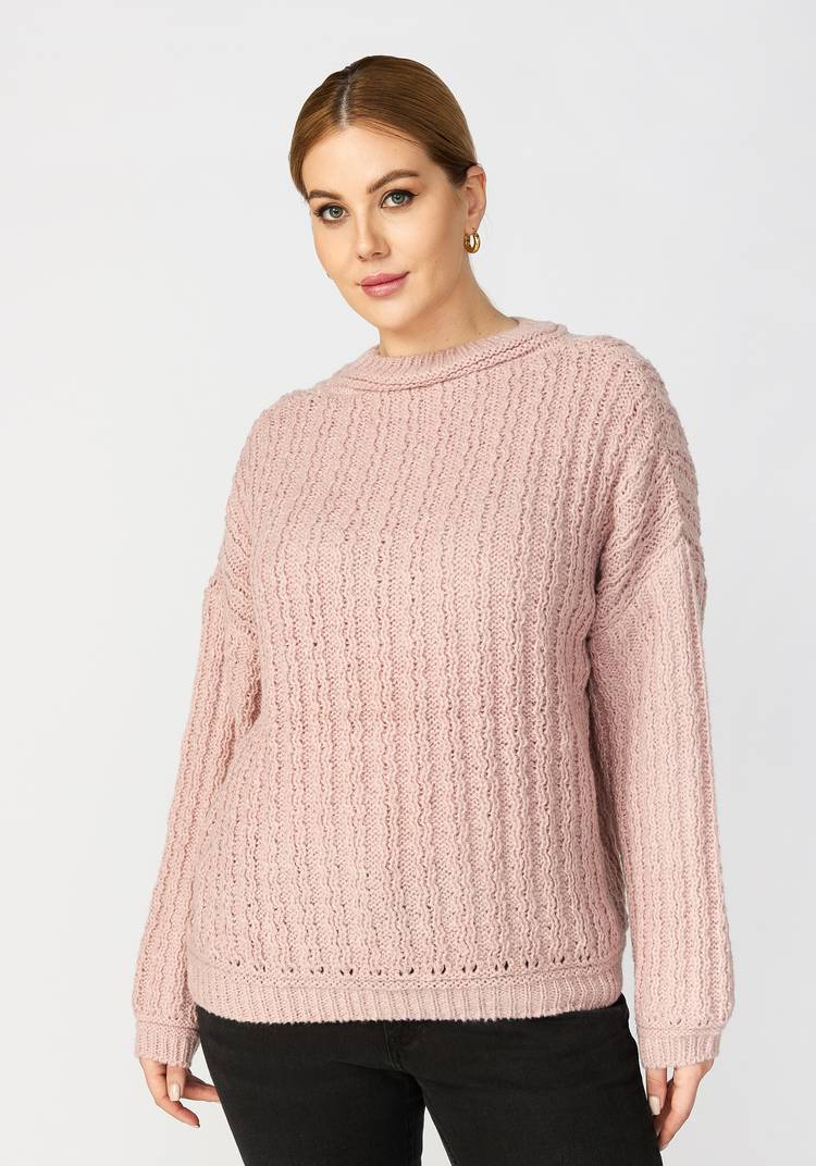 Джемпер женский Теплый вечер шир.  750, рис. 17