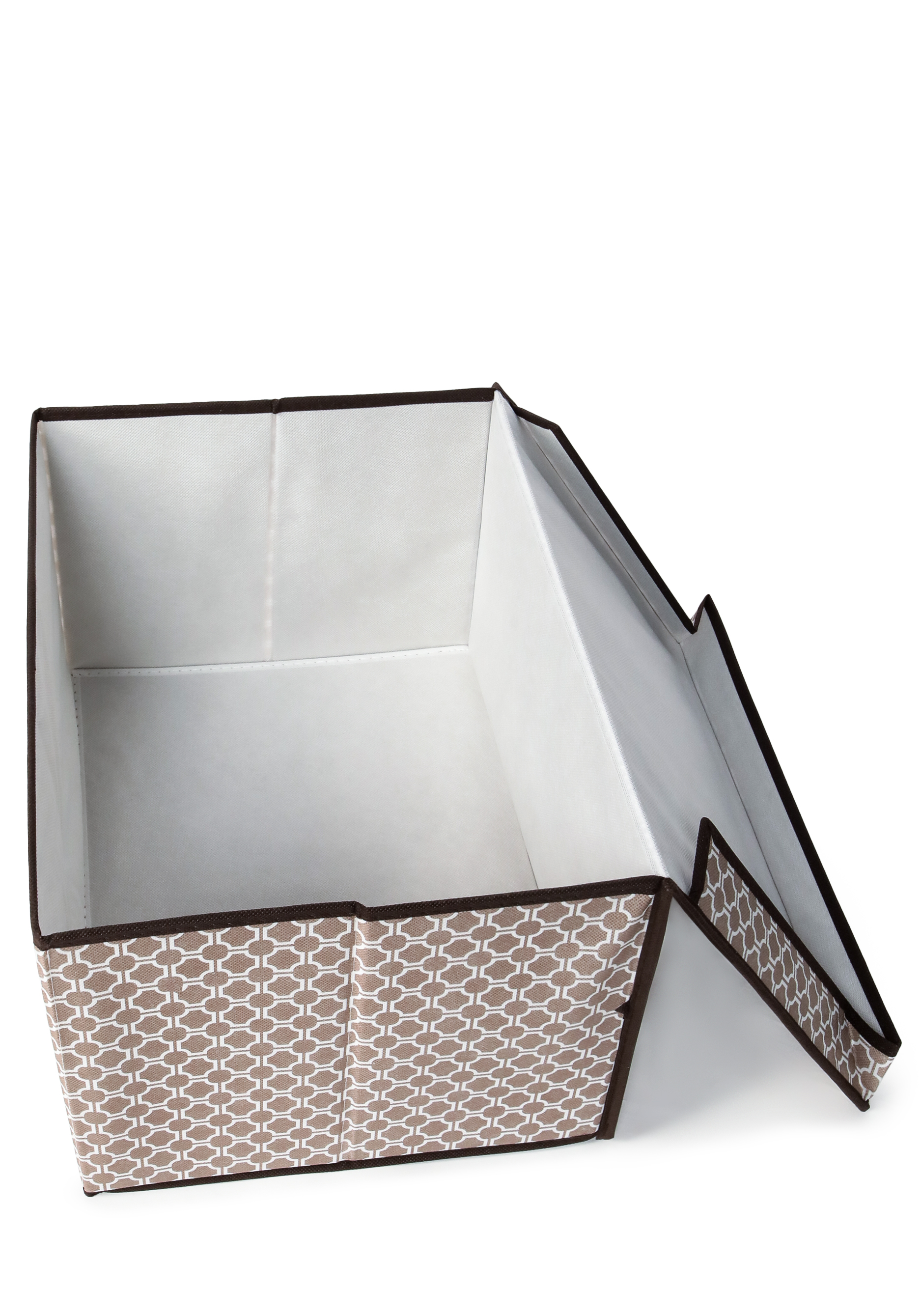 Короб для хранения с крышкой "Милана", цвет серый - фото 4