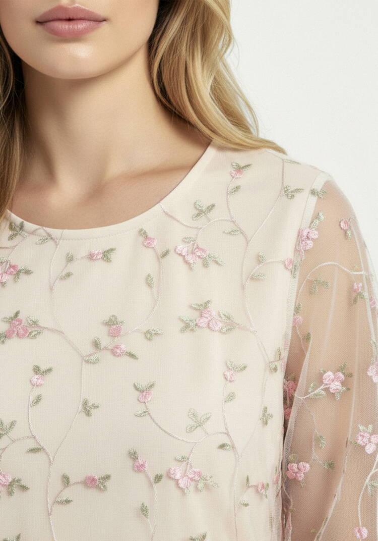 Блуза из ткани с вышивкой шир.  750, рис. 14