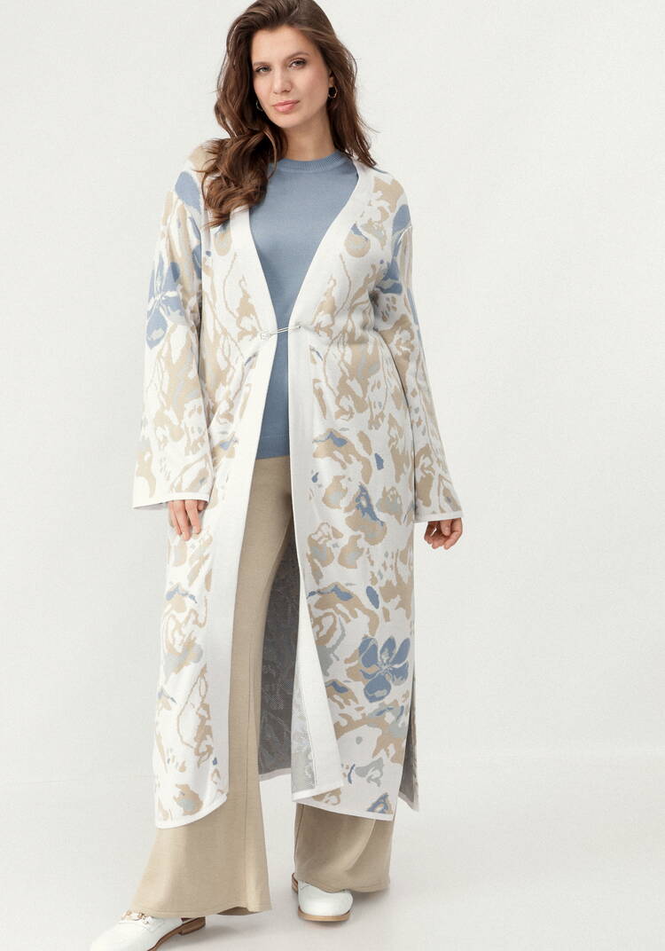 Кардиган с цветочным дизайном шир.  750, рис. 27