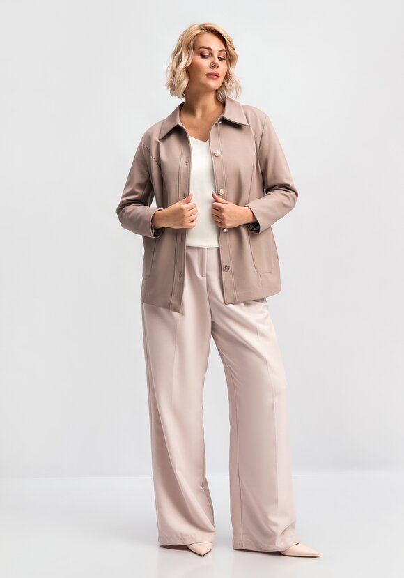 Пиджак с дизайнерскими пуговицами шир.  580, рис. 8