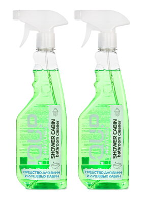 Спрей для ванн и душевых кабин, 0.5 л, 2 шт.
