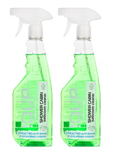 Спрей для ванн и душевых кабин, 0.5 л, 2 шт.