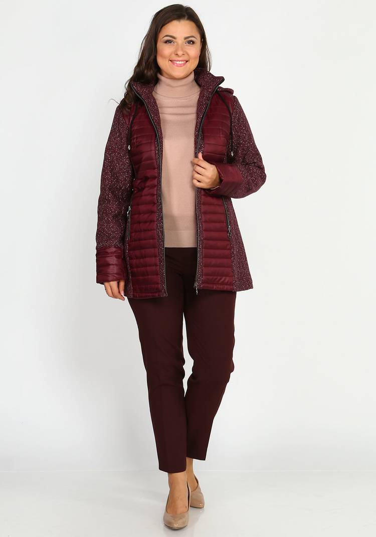 Куртка утепленная приталенная на молнии шир.  750, рис. 15