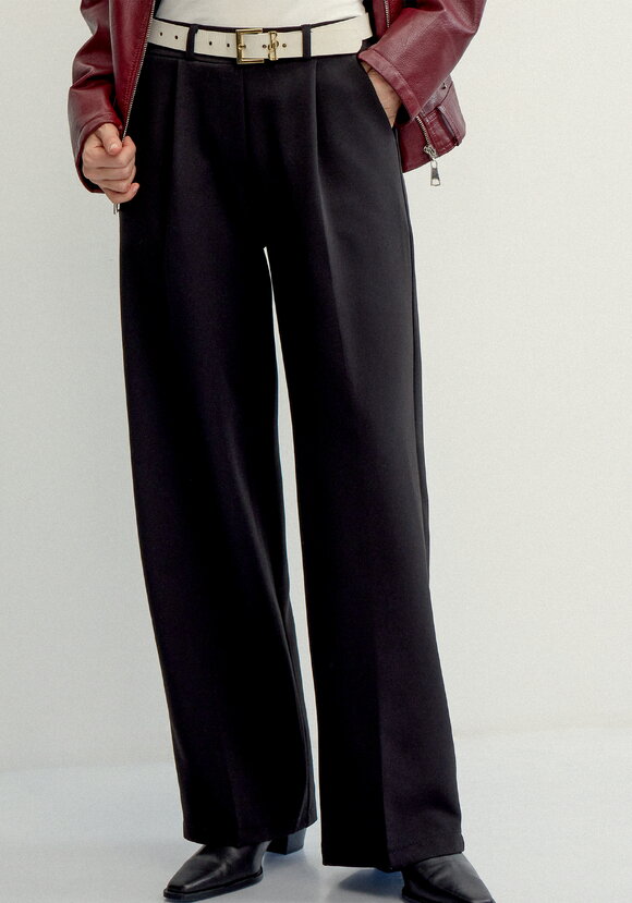 Брюки широкого кроя палаццо шир.  580, рис. 4