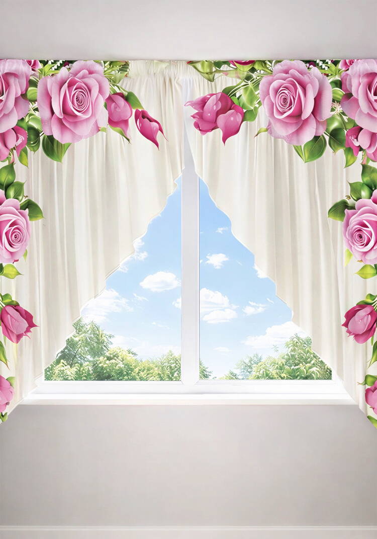 Тюль Весенняя сказка шир.  750, рис. 2