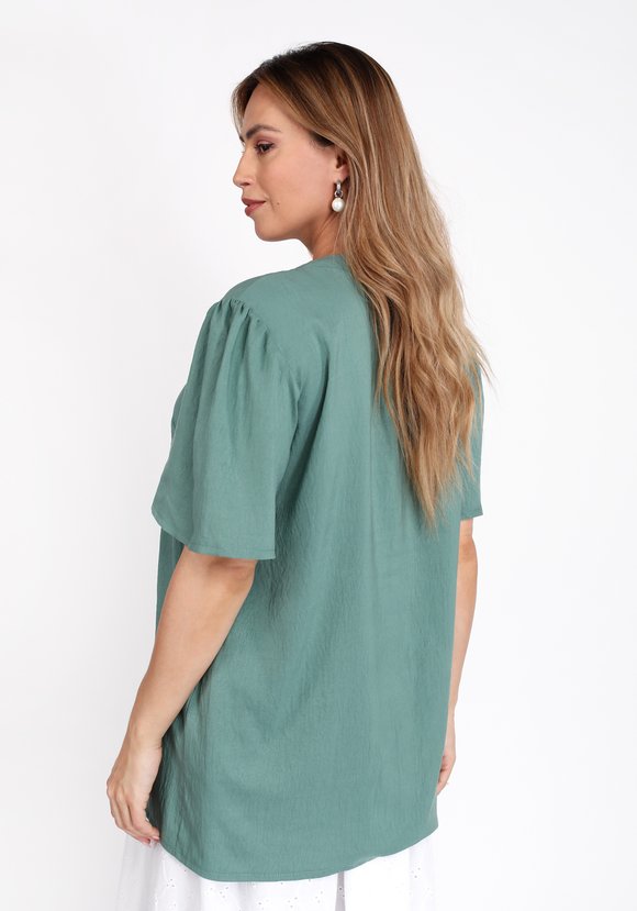 Блуза однотонная легкая шир.  580, рис. 10