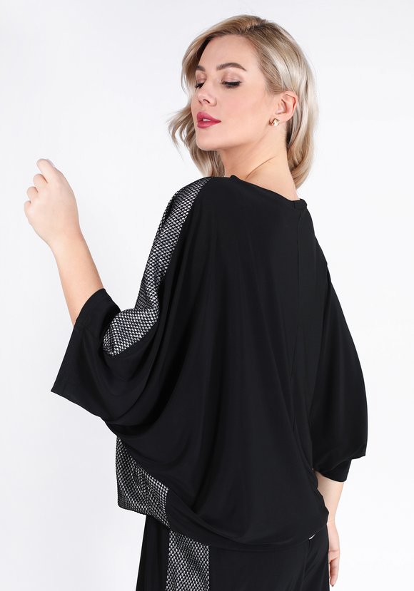 Блуза Блестящая улыбка шир.  580, рис. 3