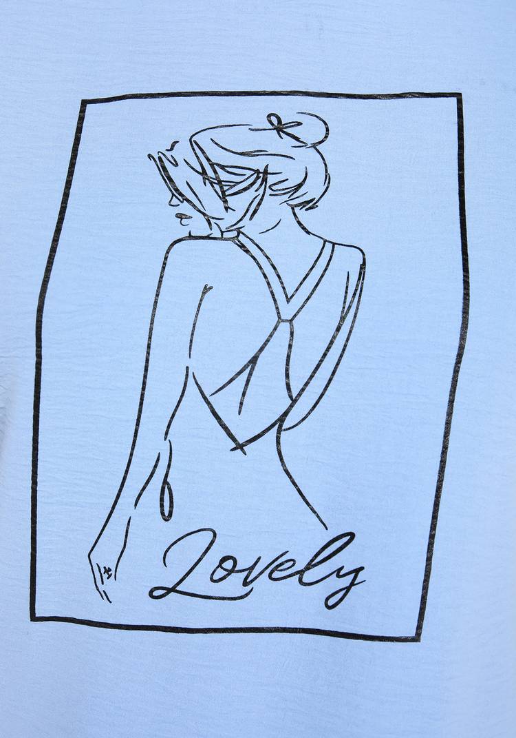 Блуза Романтическая поездка шир.  750, рис. 14