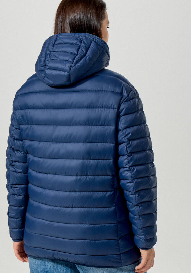 Куртка легкая стеганая с капюшоном шир.  750, рис. 13