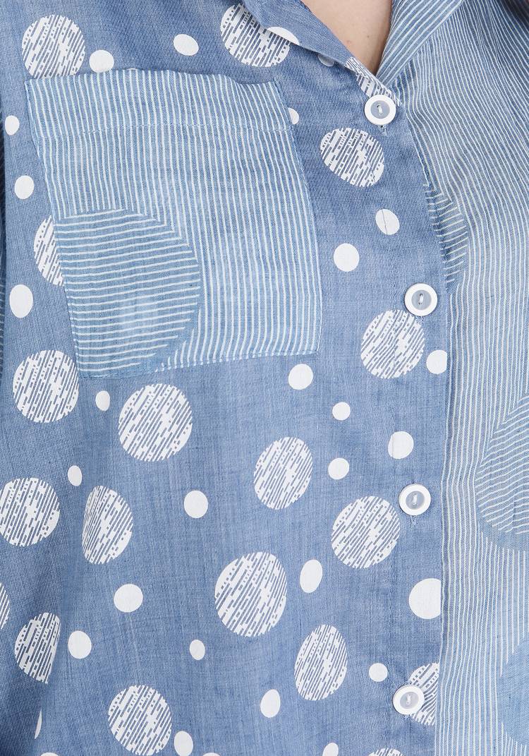 Блуза Таинственный образ шир.  750, рис. 8