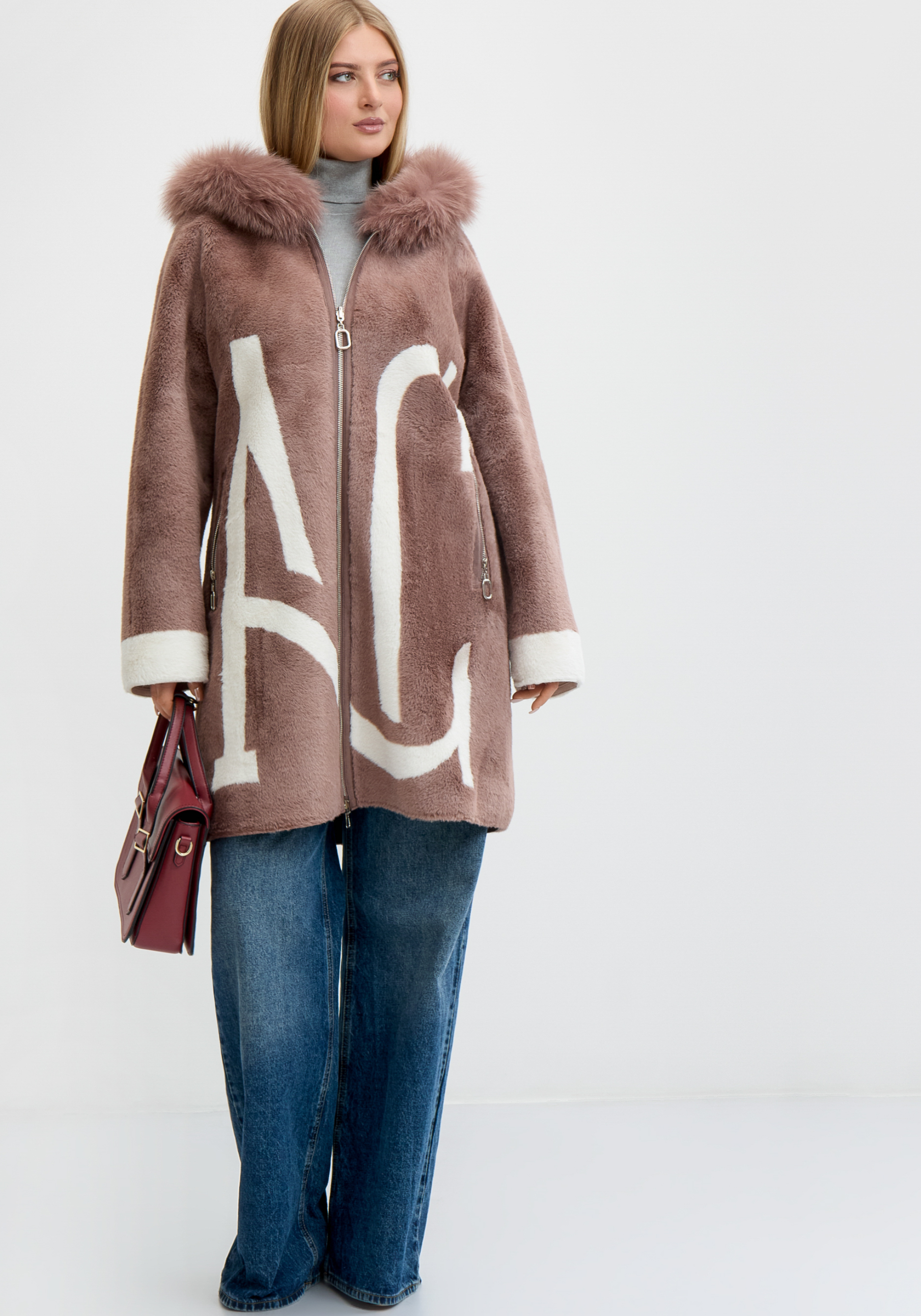 

Шуба "Сказочный настрой", Коричневый