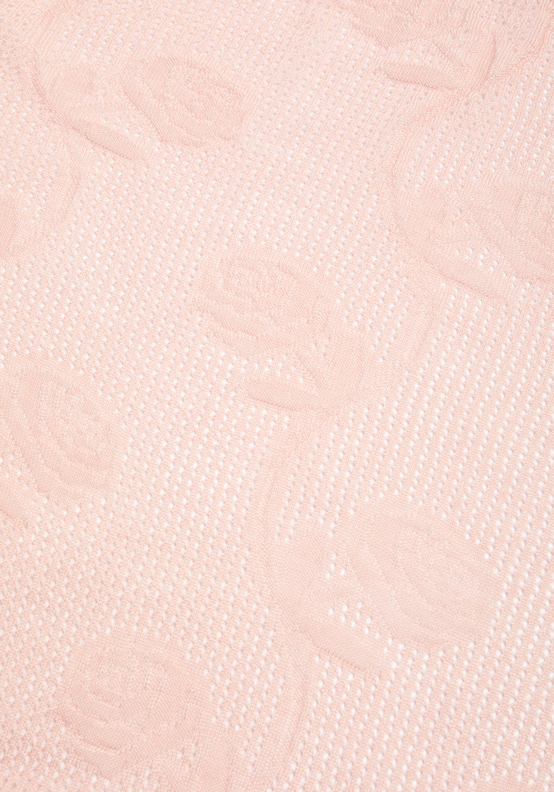 Палантин в технике ажура с имитацией кружева Vivawool, цвет розовый, размер 58*175 - фото 5