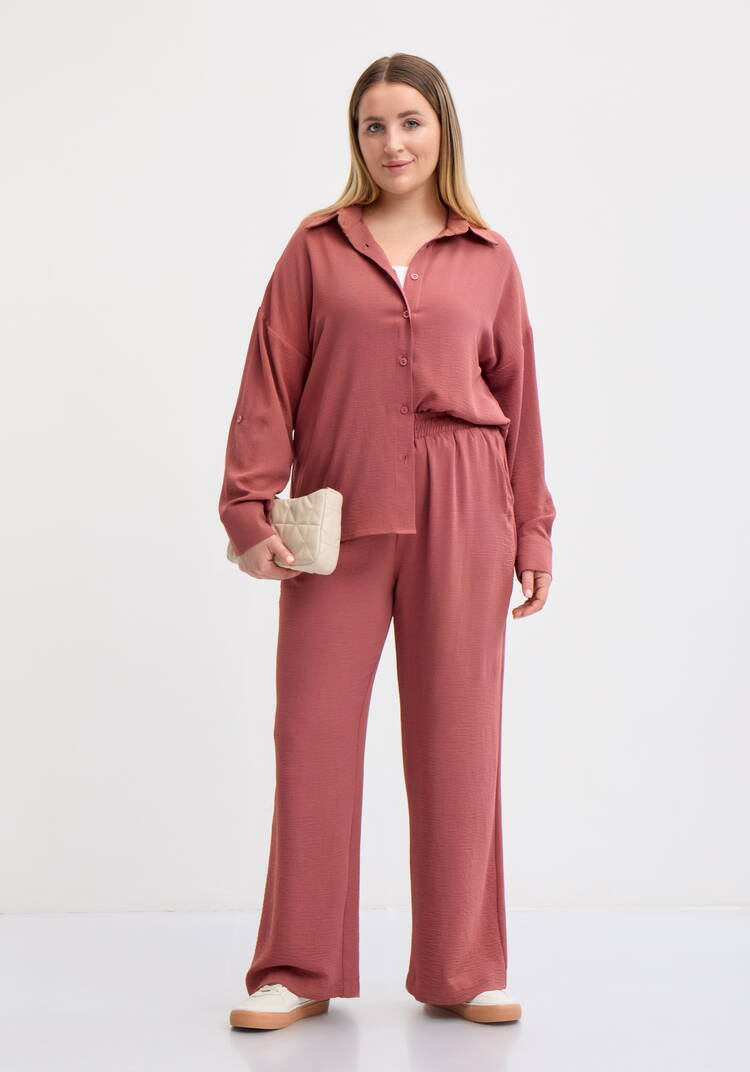 Рубашка свободного кроя с ассиметричным низом шир.  750, рис. 14