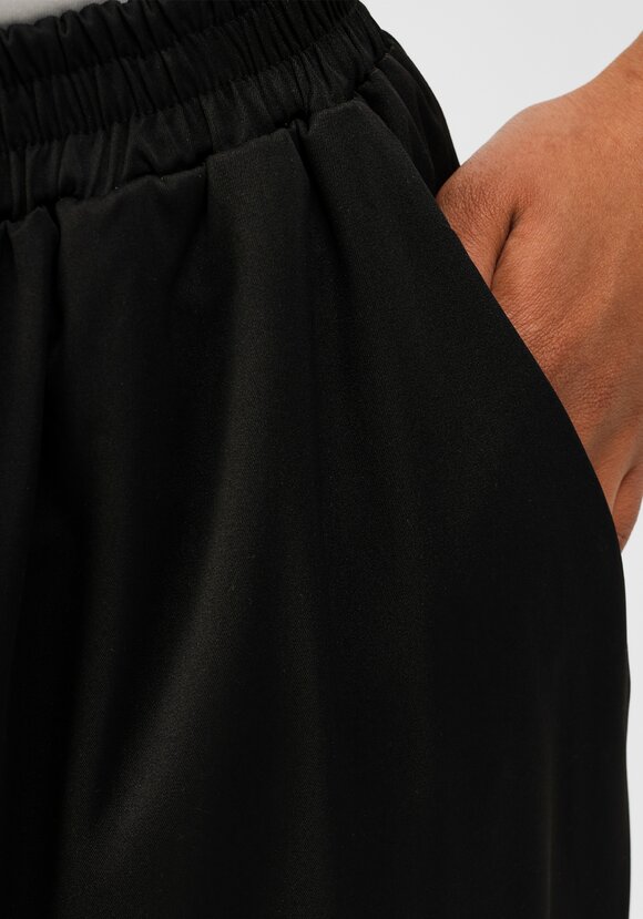 Брюки бананы на резинке с карманами шир.  580, рис. 5