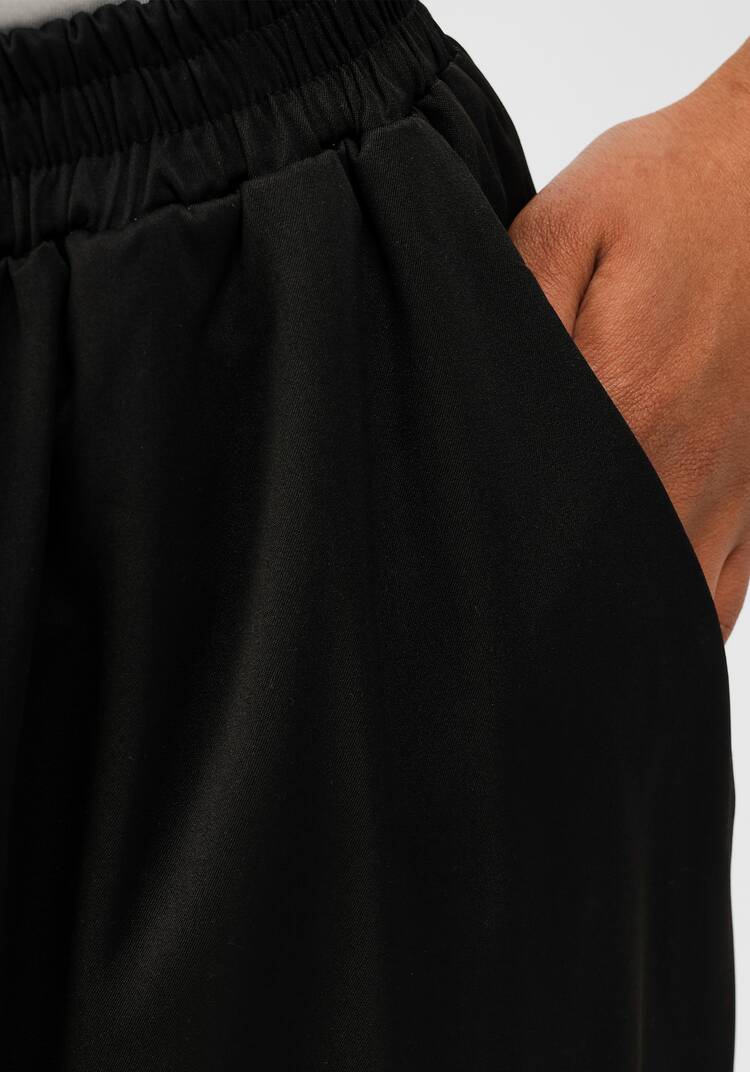 Брюки бананы на резинке с карманами шир.  750, рис. 5