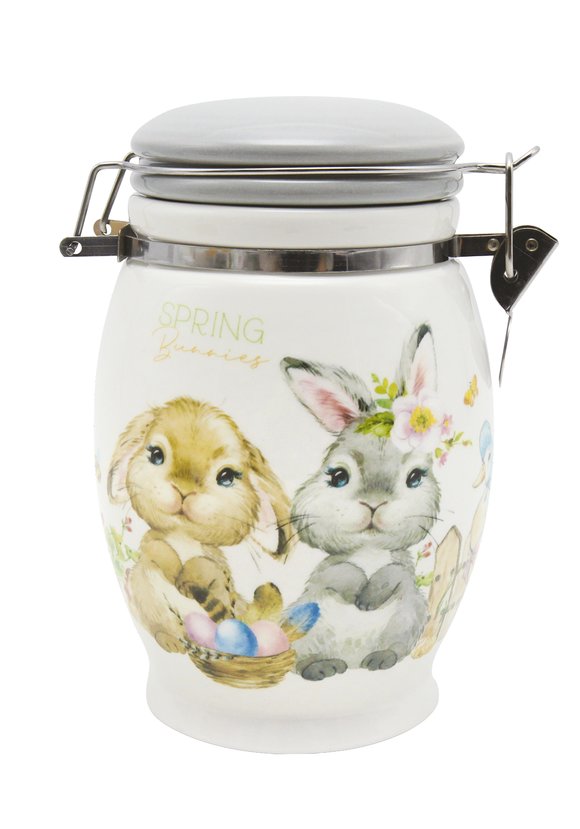 Ёмкость для сыпучих Весенние кролики шир.  580, рис. 1