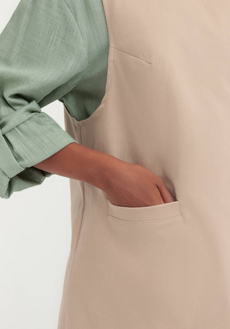 Жилет с асимметричной застежкой шир.  750, рис. 5