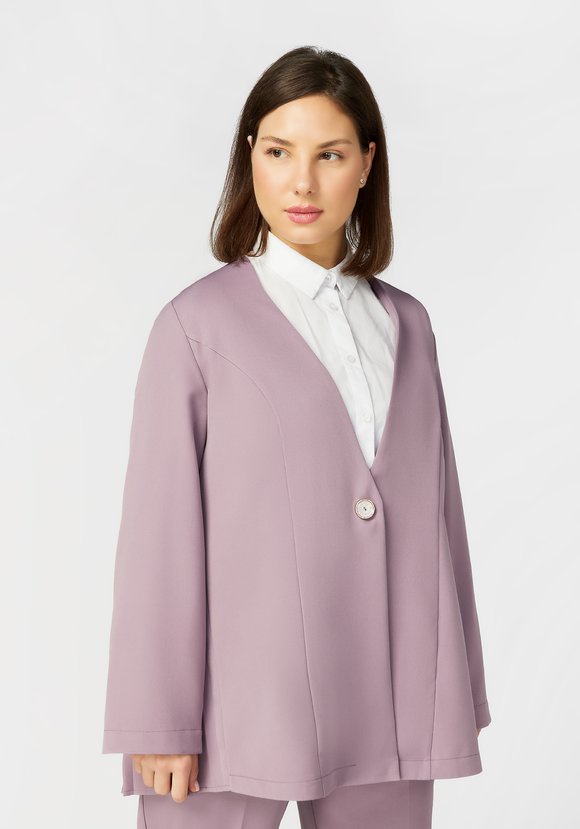 Пиджак с плиссированной спинкой шир.  580, рис. 1