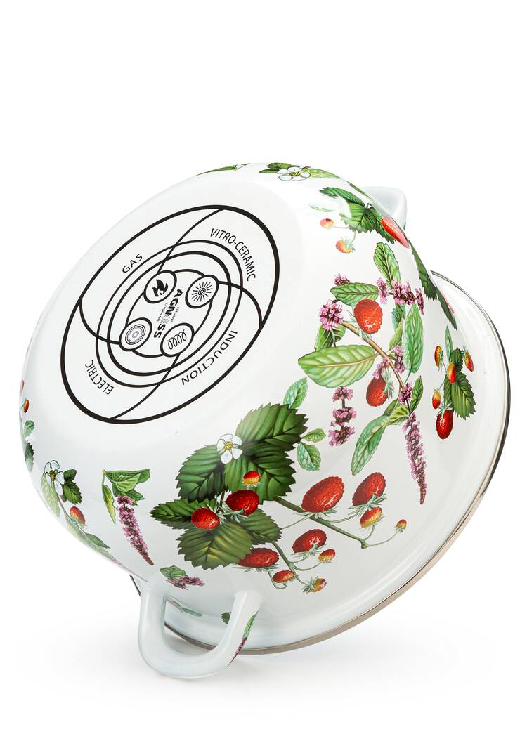 Эмалированная кастрюля с крышкой шир.  750, рис. 32