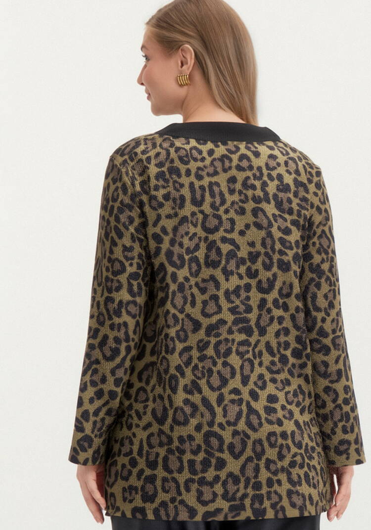 Кардиган с aнималистичным принтом шир.  750, рис. 12