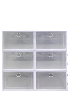 Складные коробки для хранения обуви, 6 шт.